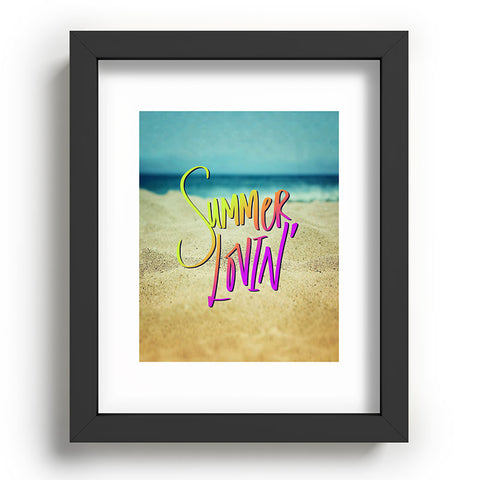 Leah Flores Summer Lovin Beach Recessed Framing Rectangle