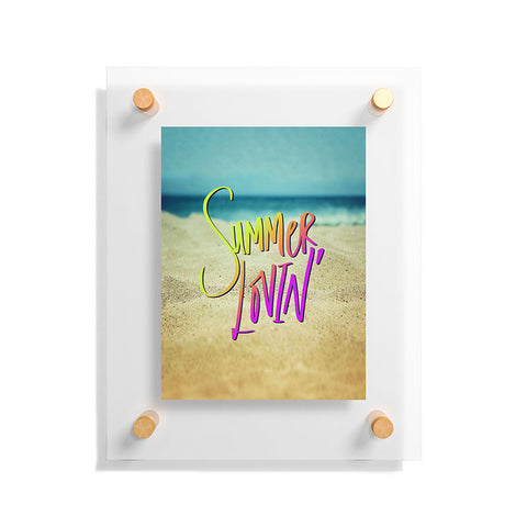 Leah Flores Summer Lovin Beach Floating Acrylic Print