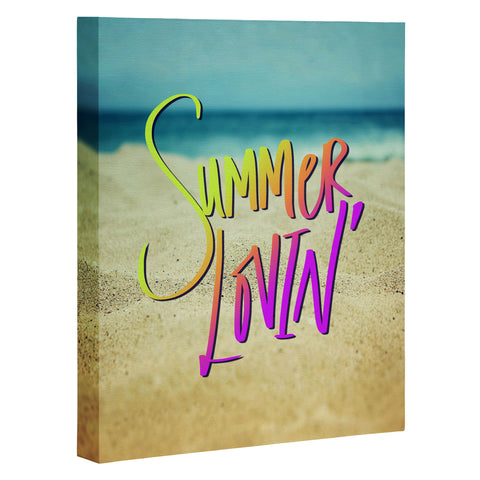 Leah Flores Summer Lovin Beach Art Canvas
