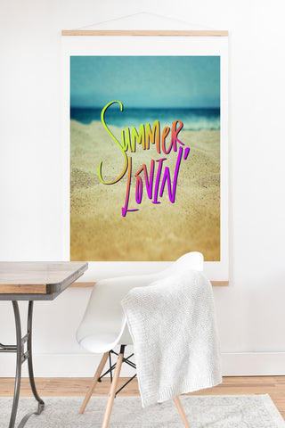 Leah Flores Summer Lovin Beach Art Print And Hanger