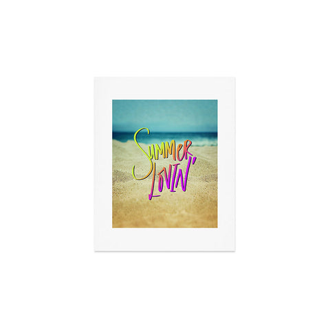 Leah Flores Summer Lovin Beach Art Print