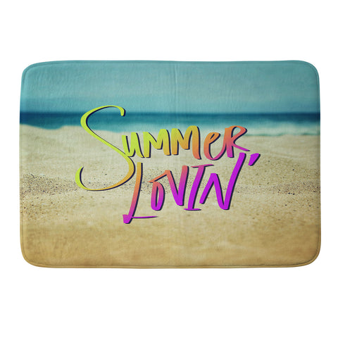 Leah Flores Summer Lovin Beach Memory Foam Bath Mat