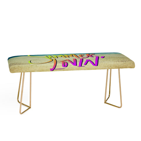 Leah Flores Summer Lovin Beach Bench