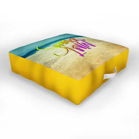 Leah Flores Summer Lovin Beach Outdoor Floor Cushion