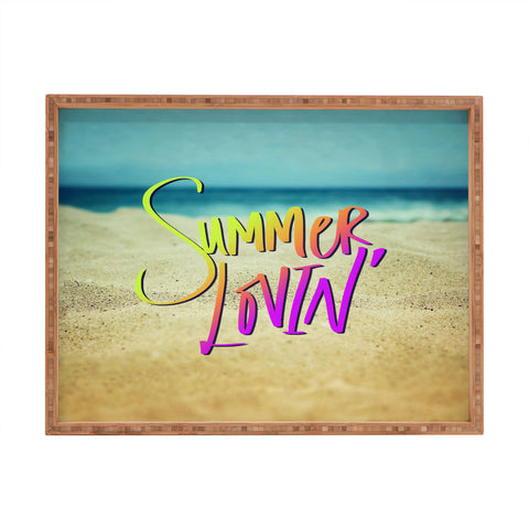 Leah Flores Summer Lovin Beach Rectangular Tray