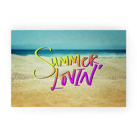 Leah Flores Summer Lovin Beach Welcome Mat