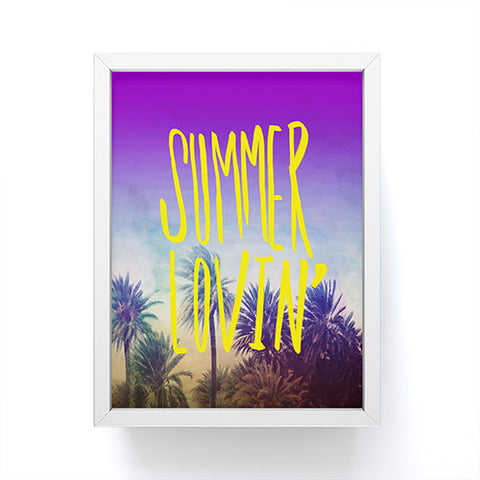 Leah Flores Summer Lovin Framed Mini Art Print