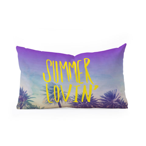 Leah Flores Summer Lovin Oblong Throw Pillow