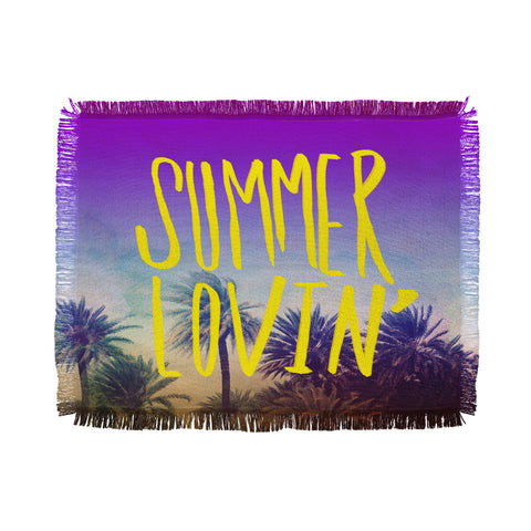 Leah Flores Summer Lovin Throw Blanket