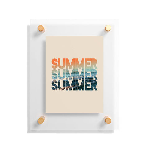 Leah Flores Summer Summer Summer Floating Acrylic Print