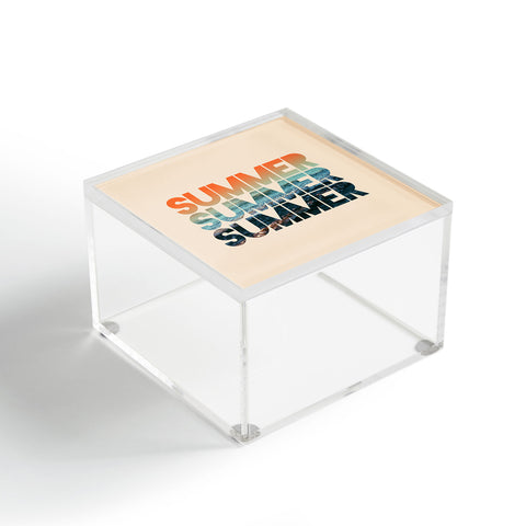 Leah Flores Summer Summer Summer Acrylic Box