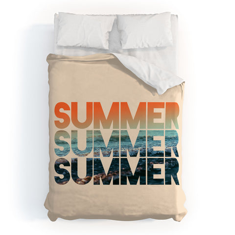 Leah Flores Summer Summer Summer Duvet Cover