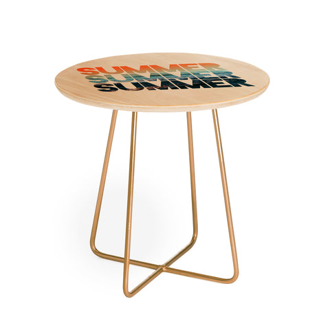 Leah Flores Summer Summer Summer Round Side Table