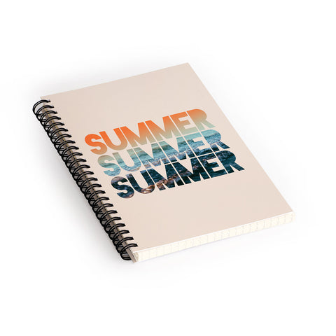 Leah Flores Summer Summer Summer Spiral Notebook