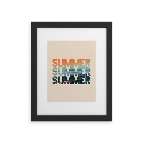 Leah Flores Summer Summer Summer Framed Art Print