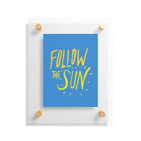 Leah Flores Sun Follower Floating Acrylic Print