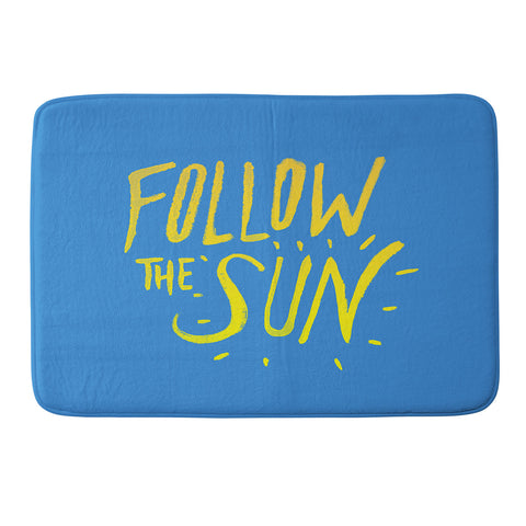Leah Flores Sun Follower Memory Foam Bath Mat