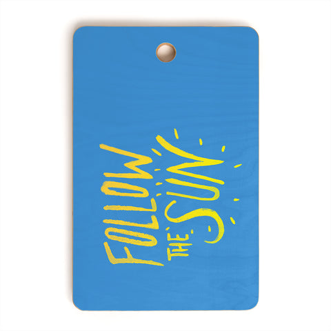 Leah Flores Sun Follower Cutting Board Rectangle