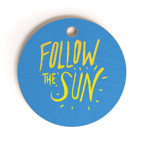 Leah Flores Sun Follower Cutting Board Round