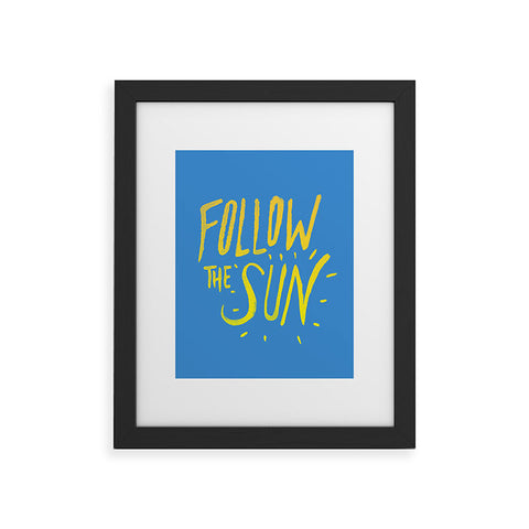 Leah Flores Sun Follower Framed Art Print