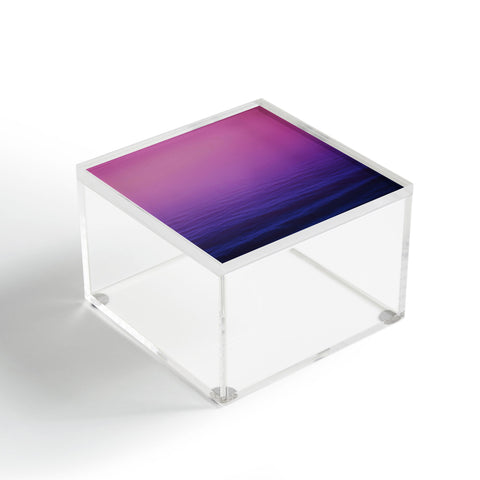 Leah Flores Sunset Waves Acrylic Box