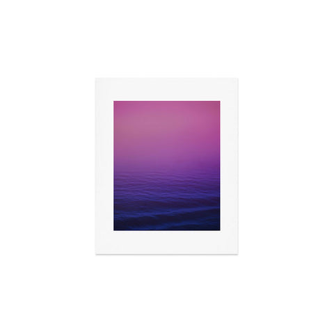 Leah Flores Sunset Waves Art Print