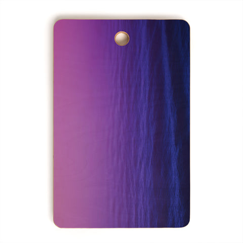 Leah Flores Sunset Waves Cutting Board Rectangle