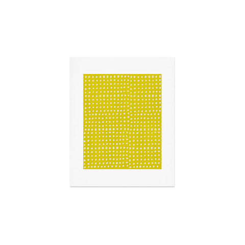 Leah Flores Sunshine Scribble Dots Art Print