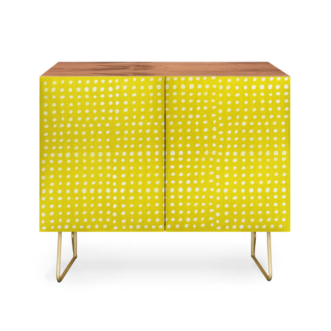 Leah Flores Sunshine Scribble Dots Credenza