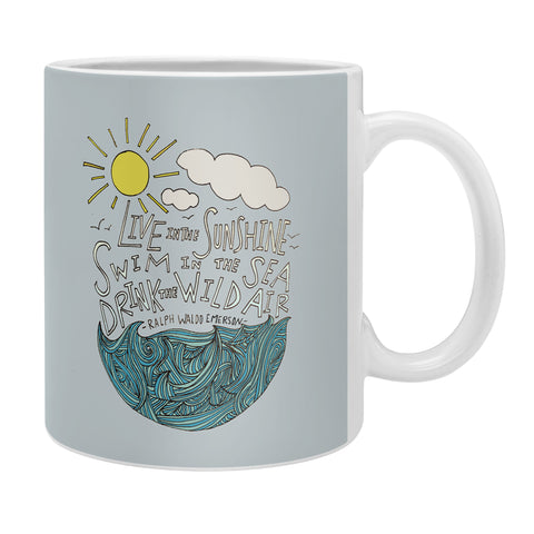 Leah Flores Sunshine Sea Air Coffee Mug