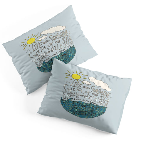 Leah Flores Sunshine Sea Air Pillow Shams