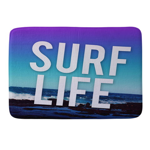 Leah Flores Surf Life Memory Foam Bath Mat
