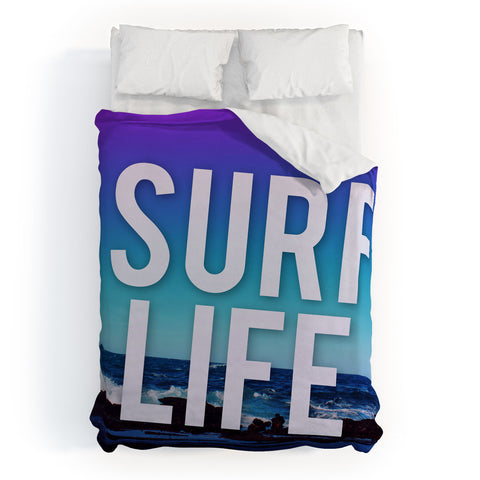 Leah Flores Surf Life Duvet Cover