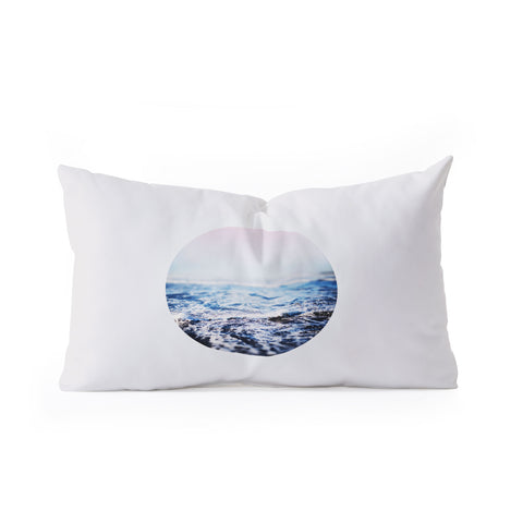 Leah Flores Surf Oblong Throw Pillow