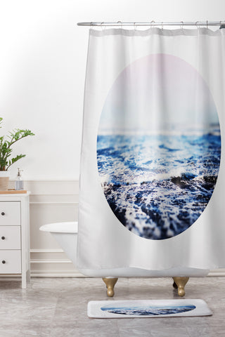Leah Flores Surf Shower Curtain And Mat