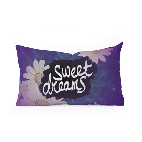 Leah Flores Sweet Dreams 1 Oblong Throw Pillow