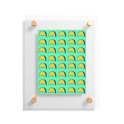 Leah Flores Taco Party Floating Acrylic Print