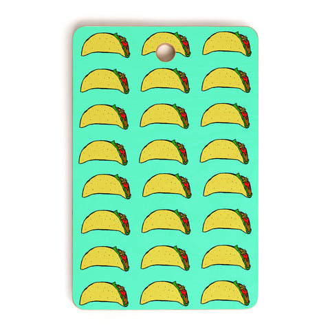 Leah Flores Taco Party Cutting Board Rectangle