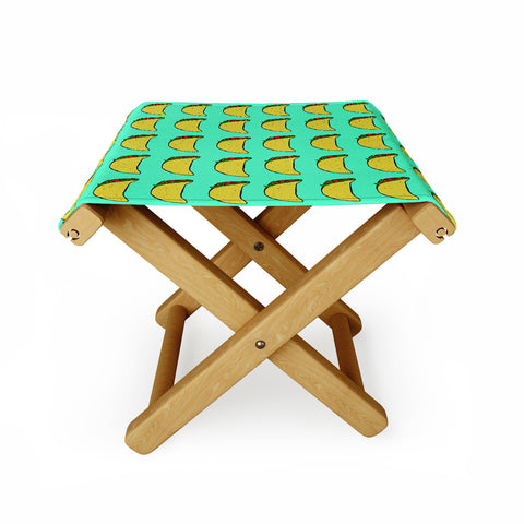 Leah Flores Taco Party Folding Stool