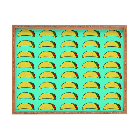 Leah Flores Taco Party Rectangular Tray