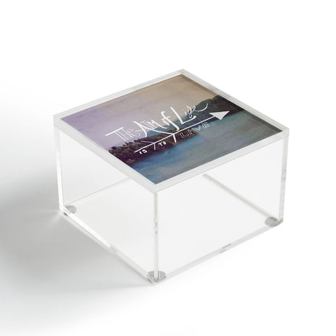 Leah Flores The Aim Of Life Acrylic Box
