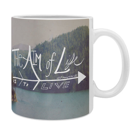 Leah Flores The Aim Of Life Coffee Mug