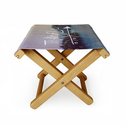 Leah Flores The Aim Of Life Folding Stool