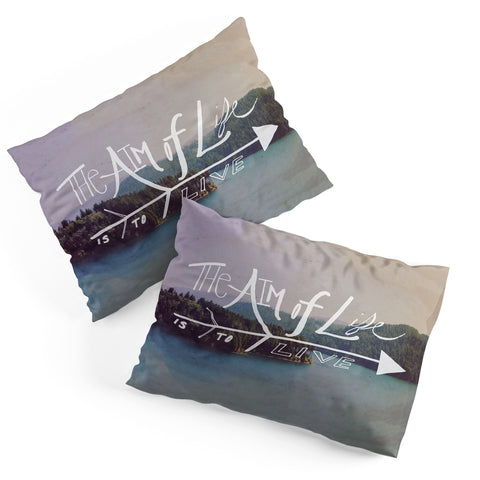 Leah Flores The Aim Of Life Pillow Shams