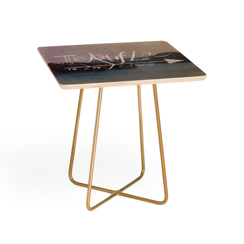 Leah Flores The Aim Of Life Side Table