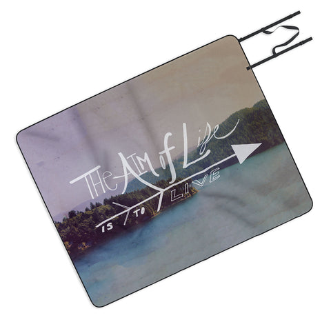 Leah Flores The Aim Of Life Picnic Blanket