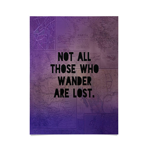 Leah Flores Those Who Wander Poster