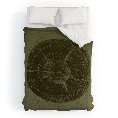 Leah Flores Timber Duvet Cover