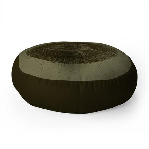 Leah Flores Timber Floor Pillow Round