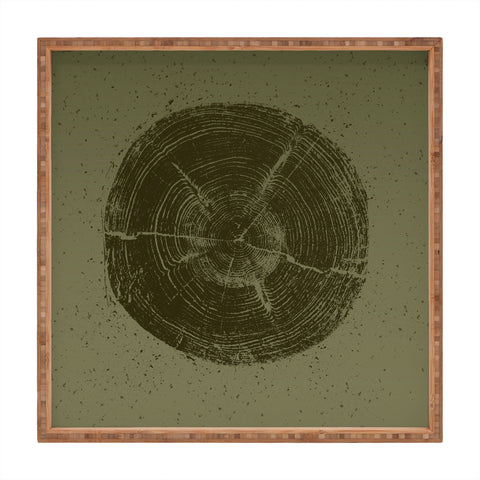 Leah Flores Timber Square Tray